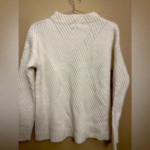 Mango casual white sweater